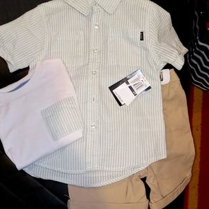 3 piece DKNY short set